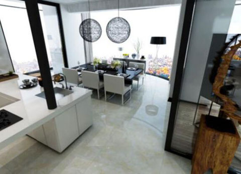 低調奢華的藝術質感 法恩莎紅花白玉瓷磚測評 低調奢華的藝術質感 法恩莎紅花白玉瓷磚測評