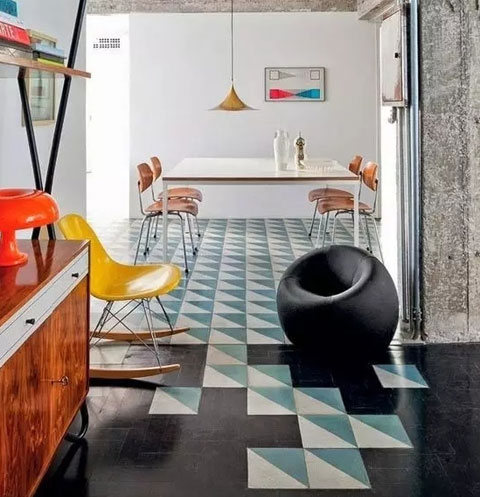 百搭生活 木地板與瓷磚混合搭配營造靚麗家居風景