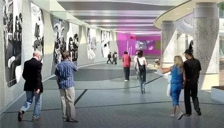 7、五角場下沉式廣場的LED交互式地面