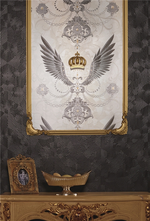 羽毛，賦予奢華壁紙獨一無二的靈氣