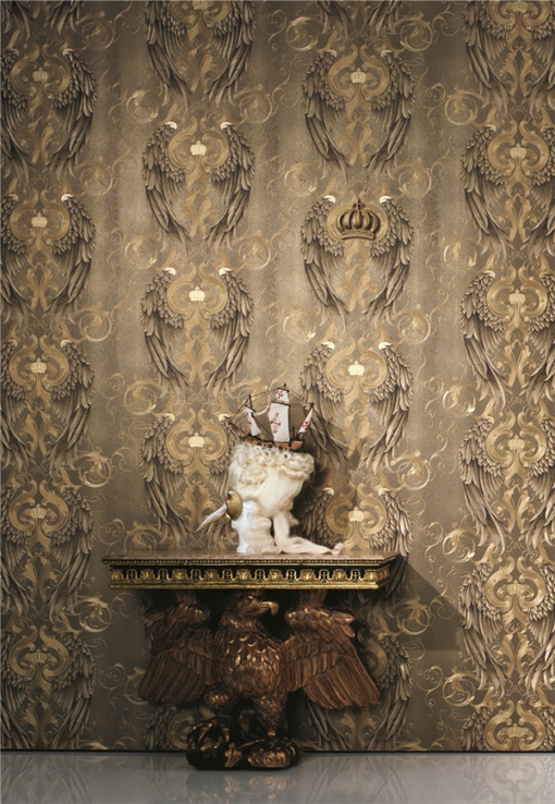 羽毛，賦予奢華壁紙獨一無二的靈氣