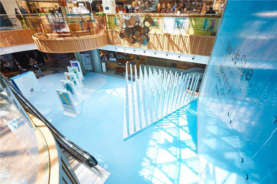 大金空調New Life Style藝術展打造"藍色森林" 大金空調New Life Style藝術展打造"藍色森林"