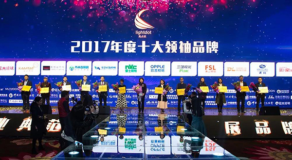 樹行業典范 華藝勇奪“2017中國燈飾照明行業領袖品牌”