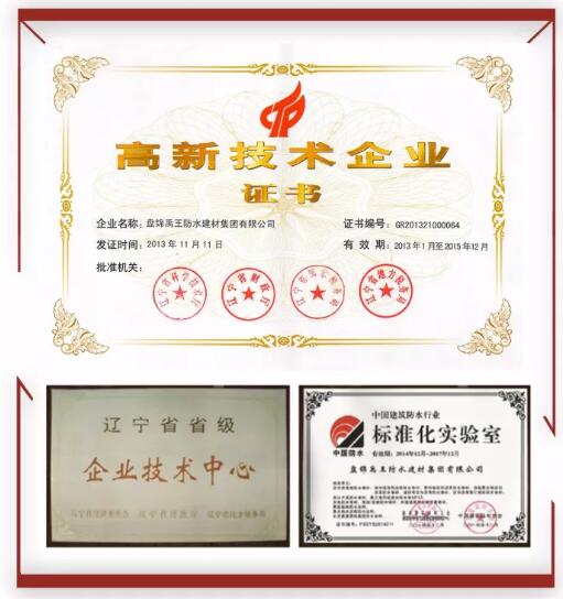 防水材料品牌榮譽(yù)|禹王集團(tuán)榮獲中國建材企業(yè)200強(qiáng)等