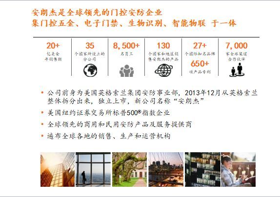 品牌發展|安朗杰：提升安全性能 助力智能門鎖行穩致遠