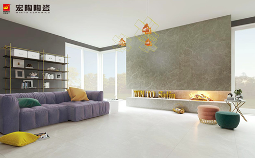 品牌產(chǎn)品|宏陶15°緞光釉點(diǎn)石成金，再現(xiàn)絲綢質(zhì)感