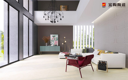 品牌產(chǎn)品|宏陶15°緞光釉點(diǎn)石成金，再現(xiàn)絲綢質(zhì)感