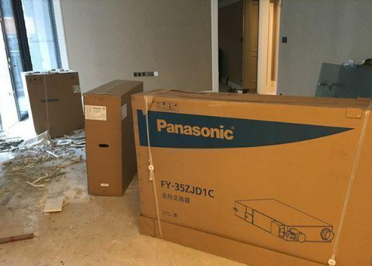 松下品牌新風系統安裝實例：上海市浦東新區靈巖南路480 號