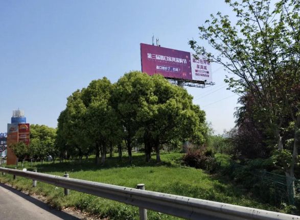 品牌大事|蠡口家具市場(chǎng)重磅上線高速公路高炮廣告