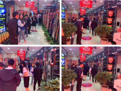 雞澤圣洛威集成熱水器專賣店順勢而為，盛裝開業