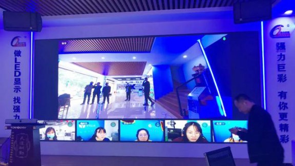 強力巨彩協同澳源光電打造LED顯示旗艦店開業