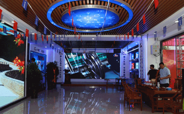 強力巨彩協同澳源光電打造LED顯示旗艦店開業