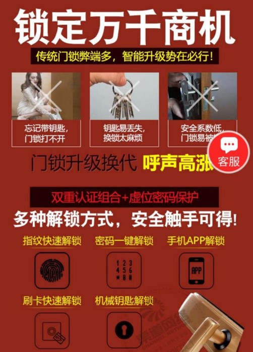 小縣城開個智能門鎖掙錢嗎？這就看你如何選擇產(chǎn)品