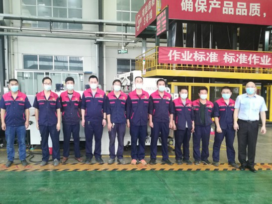 宏源防水山東生產基地開展設備AM活動! 宏源防水山東生產基地開展設備AM活動!