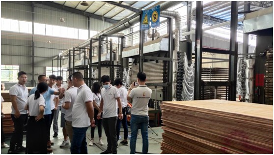 交流促發展 吉鴻組織員工前往廣西生產基地學習調研