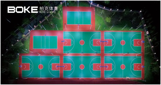 柏克體育見證風云 智慧照明普照全民