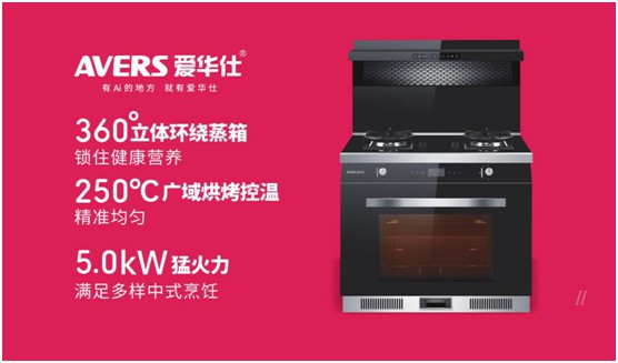 舒適廚房內(nèi),都有一臺AVERS愛華仕智能集成灶