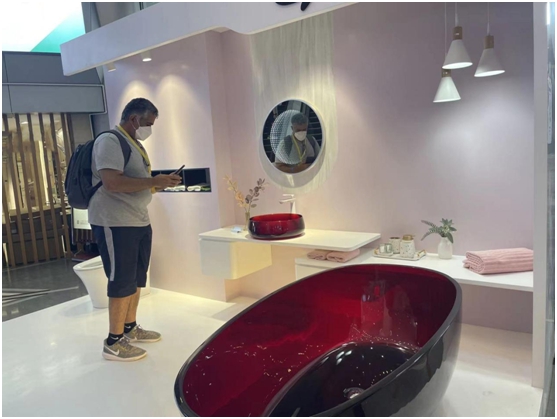 展會現(xiàn)場丨佛山陶博會盛大舉行，創(chuàng)品高衛(wèi)浴引爆全場